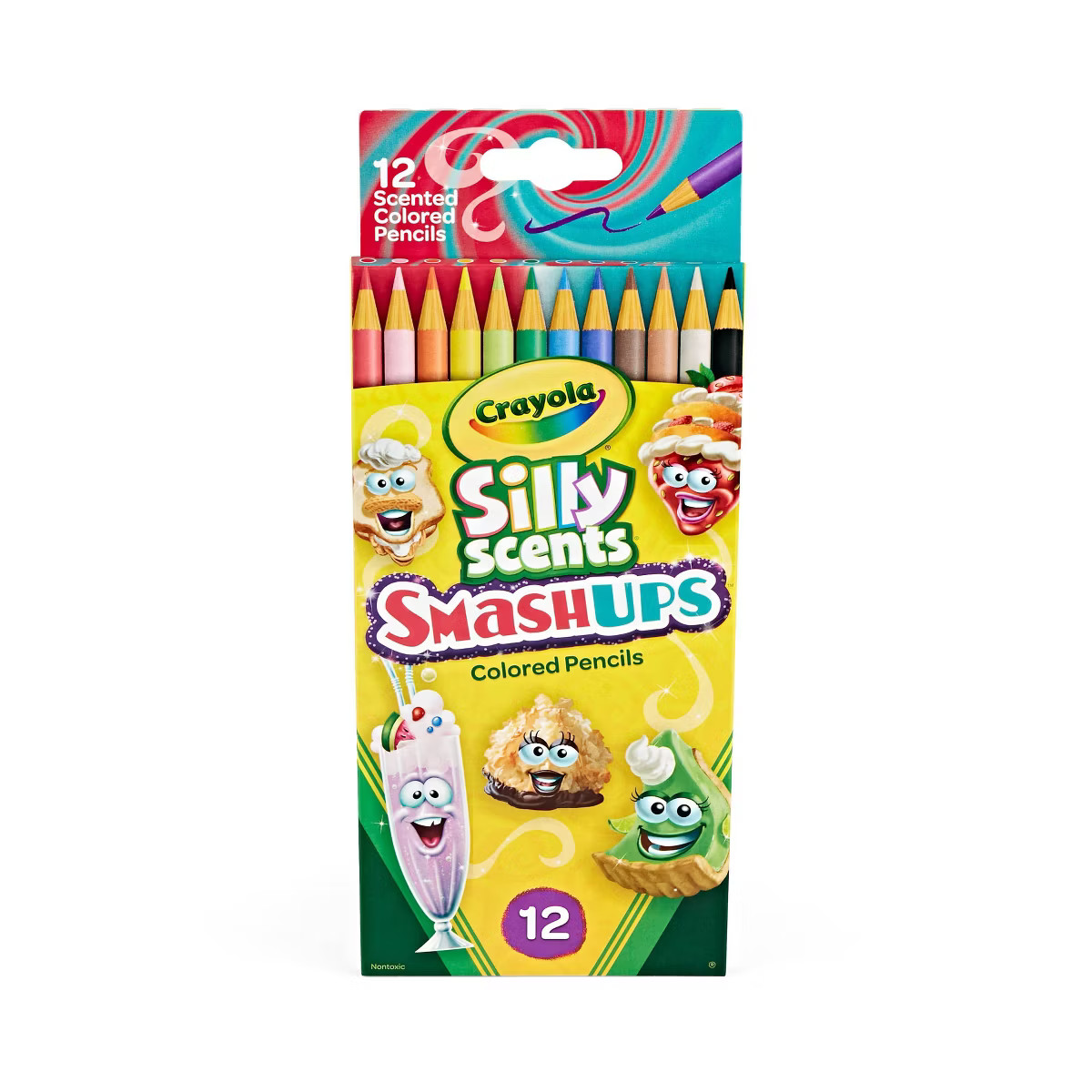 Crayola 12pk Silly Scent Smash Ups Colored Pencils | Target