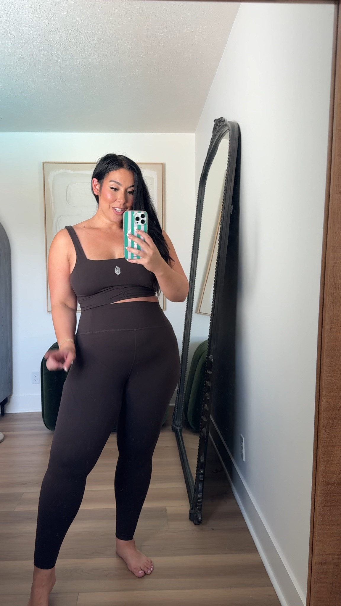 wearing an XL in both the top and leggings! midsize fashion, fp movement, activewear, leggings, pooch approved, matching set 

 #LTKSeasonal #LTKMidsize