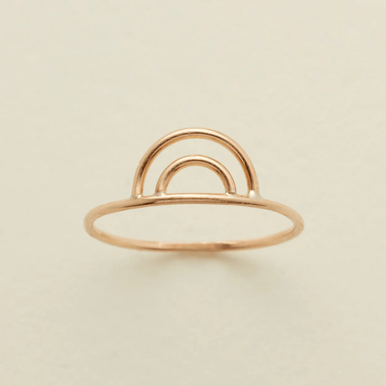 Made By Mary Rainbow Ring | Delicate, Dainty, Hand Shaped & Soldered | Made by Mary (US)