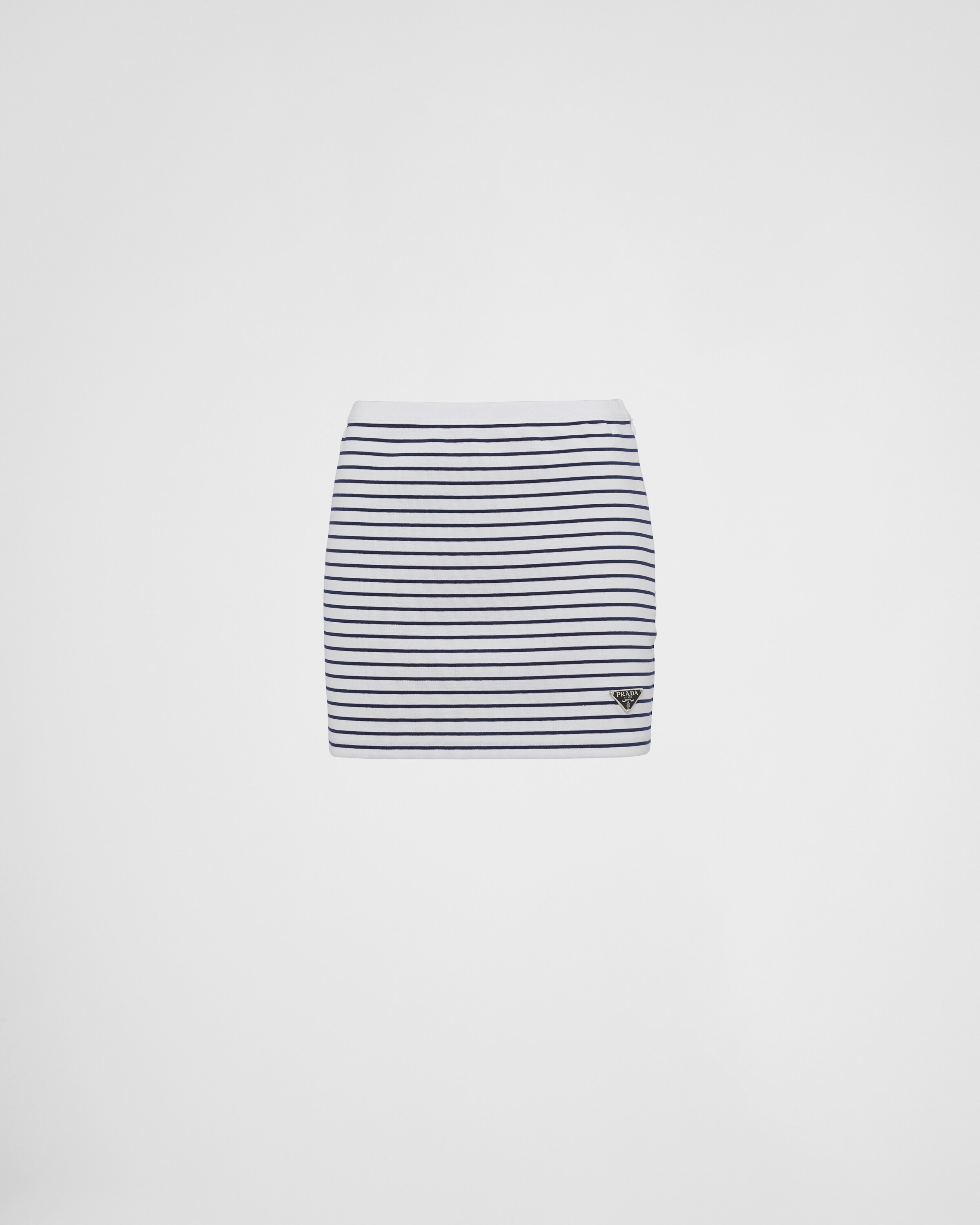 Printed jersey miniskirt | Prada US