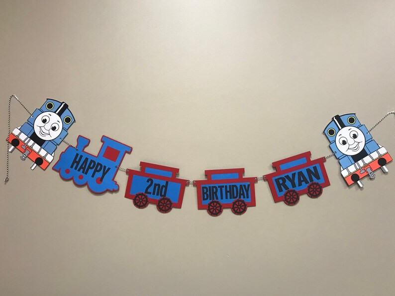 Thomas the Train Birthday Banner - Etsy | Etsy (US)