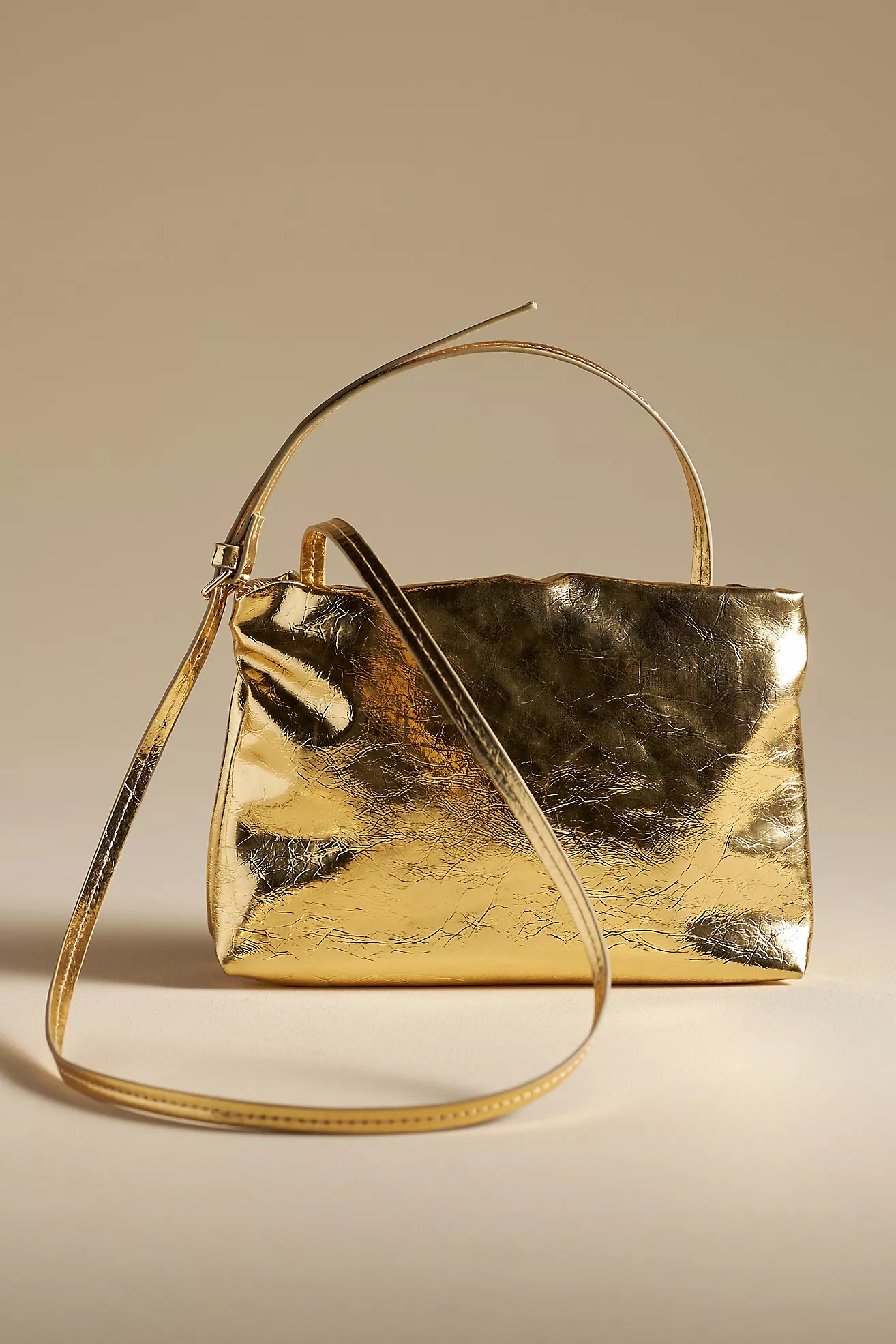 By Anthropologie Cinched Faux-Leather Clutch | Anthropologie (US)