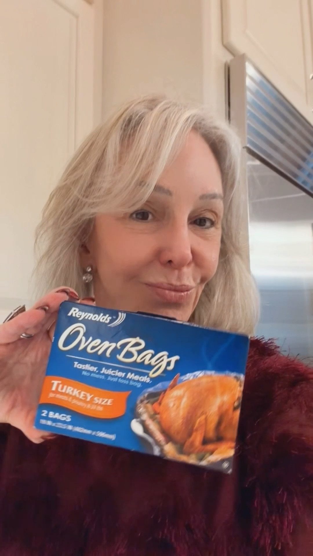 Fail proof roasted turkey using the Reynold Oven bags

Turkey oven bags accommodate turkey and other meat weighing up to 24 pounds
Oven roasting bags maintain natural juices while cooking, so meats and other foods are tender and moist
Reynolds oven bags are FDA-compliant and BPA free
Oven cooking bags are ideal for great-tasting, one-pan meals in the oven and save time on cleanup with no scrubbing

#LTKfoodie #LTKFindsUnder50 #LTKOver40
