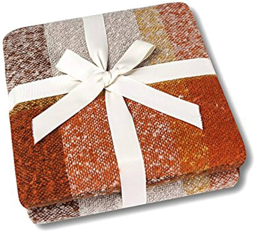 Home Decorations Super Soft Vintage Fluffy Plaid Throw Blanket-100% Acrylic Cashmere-like- Bedspr... | Amazon (US)