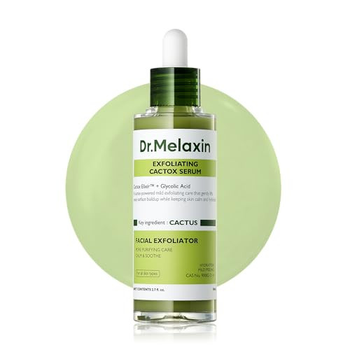 Dr.Melaxin Cactox Exfoliating Peel Shot Serum – Gentle AHA/PHA Facial Exfoliator with Cactus Extract & Peptides, Pore Minimizing, Blackhead Removal, Moisturizing Hydrating Glow for All Skin Types | Amazon (US)