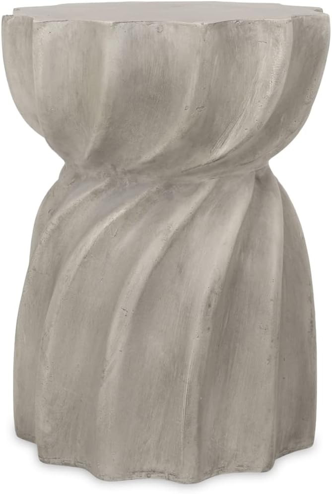 Christopher Knight Home Robin Outdoor Contemporary Lightweight Accent Side Table, Concrete Finish | Amazon (US)