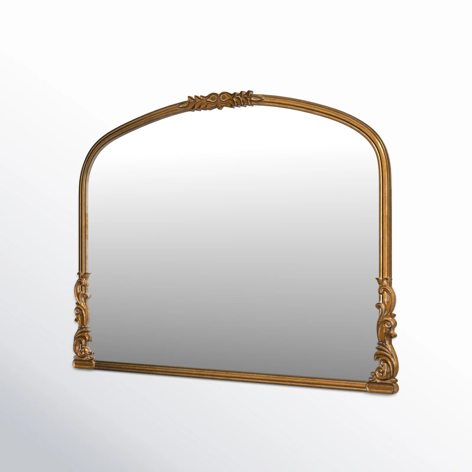 Keith Engineered Wood Arch Wall Mirror | Wayfair North America