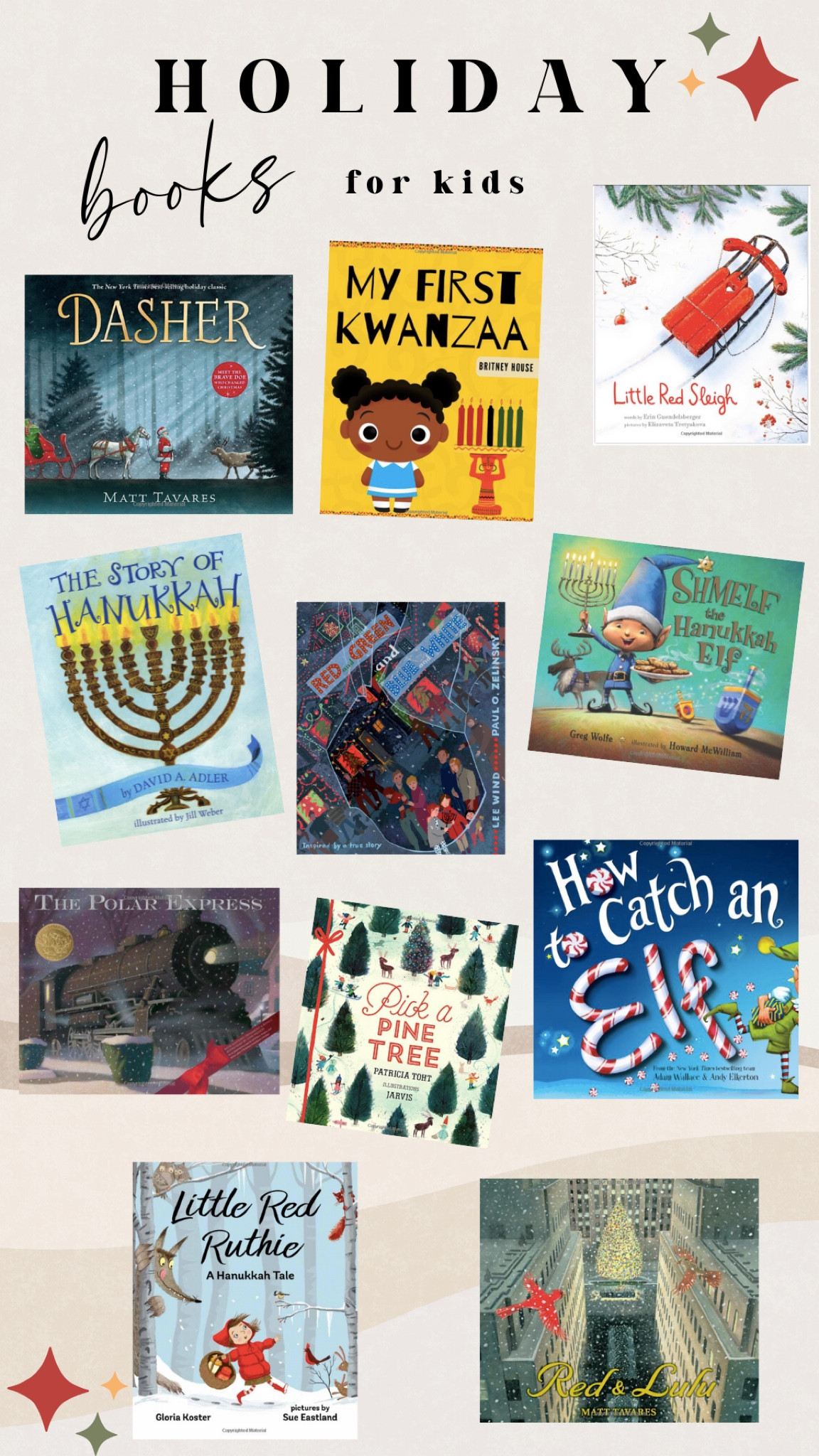 Just a few of my favorite 
H O L I D A Y  books! 📚🎄
#teacher #holiday #holidayreadalouds #holidaybooks #christmasbooks #kwanzaabooka #hanukkahbooks #culturallyrelevantbooks #classroombooks #childrensbooks #holidaybooksforkids

#LTKHoliday #LTKkids