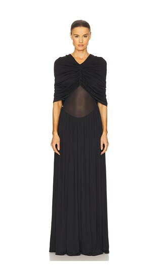 Philomena Jersey Dress in Black | Revolve Clothing (Global)