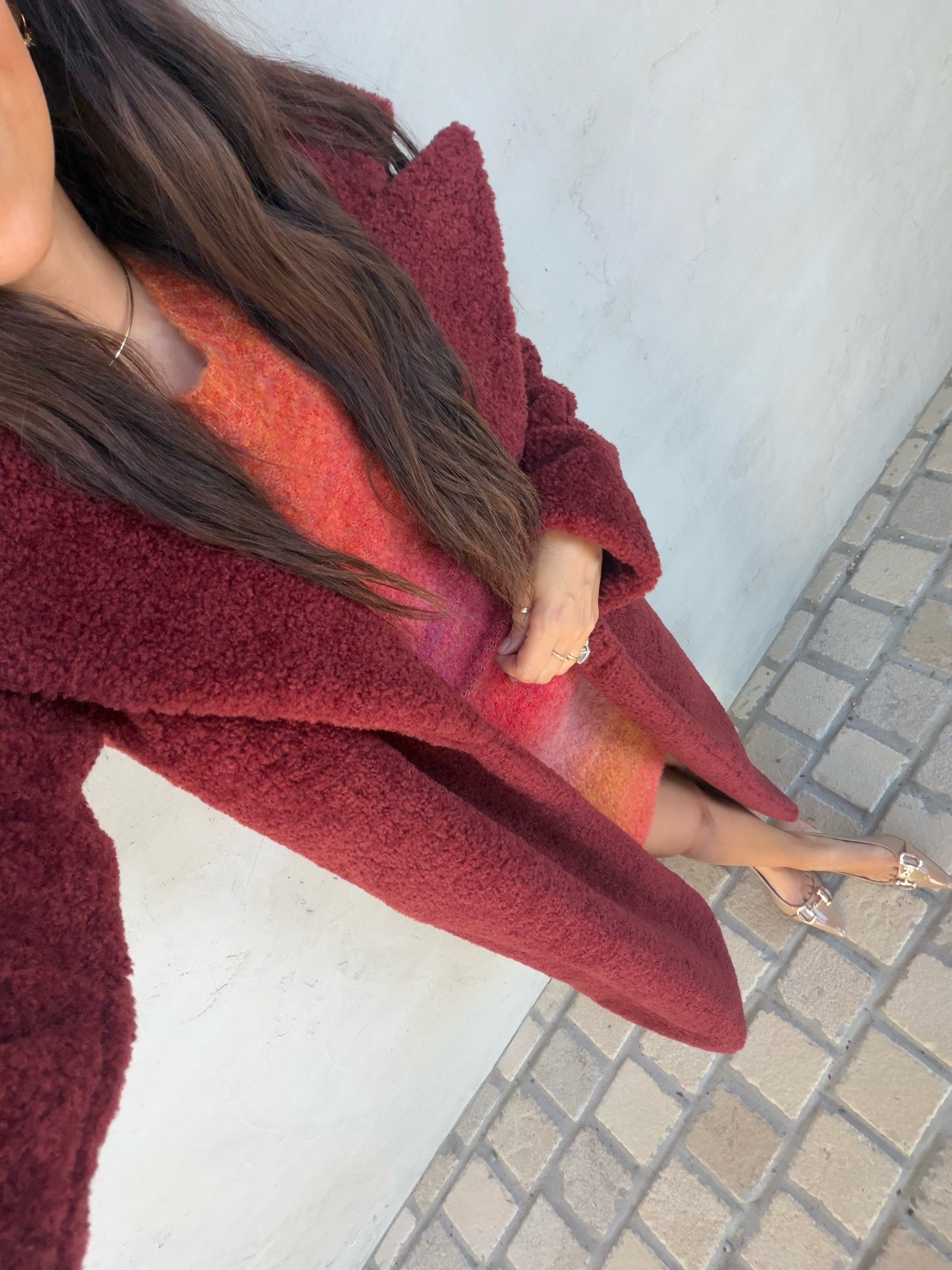 Here for these color combos! DEDE40 for 40% off✨

Dress: medium 
Coat: medium