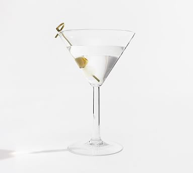 Happy Hour Acrylic Martini Glasses | Pottery Barn (US)