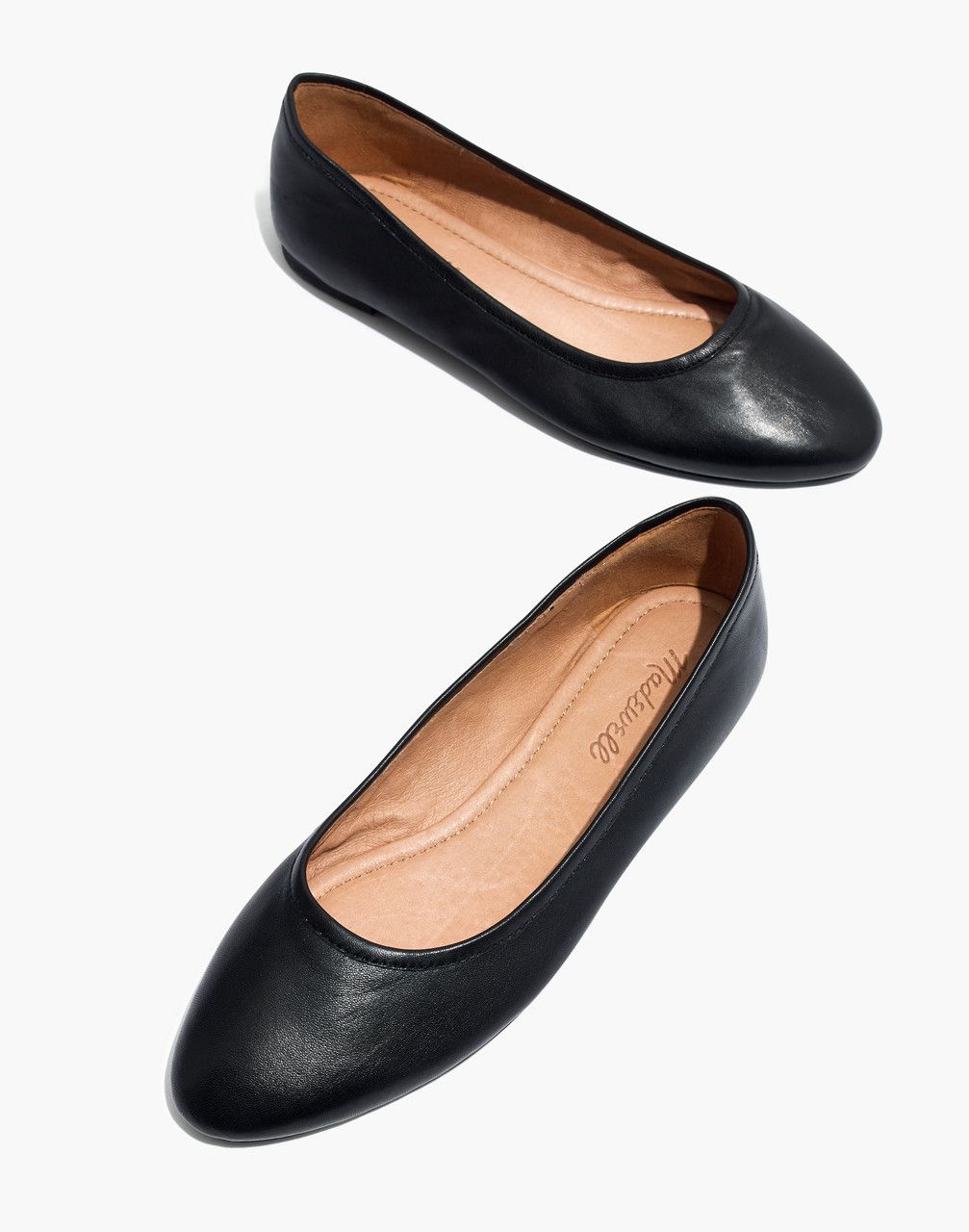 The Reid Ballet Flat in Leather | Madewell