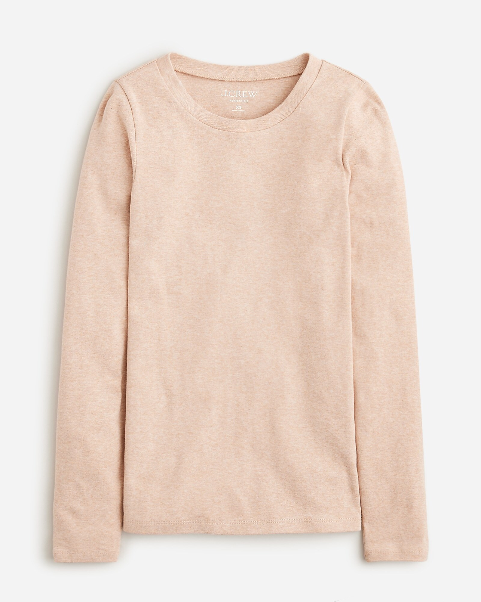 Perfect-fit long-sleeve crewneck T-shirt | J. Crew US