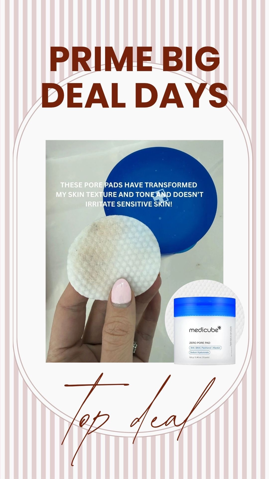 These gentle pads have transformed my skin!! They don’t irritate my skin either - on deal today for such a great price!!