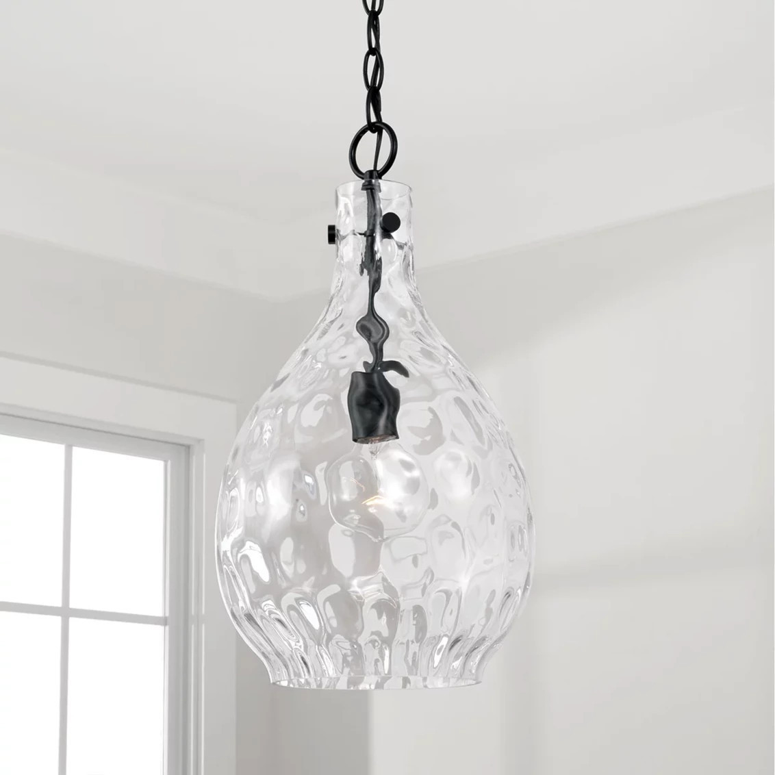 Tierni Pendant - Water Glass | Shades of Light