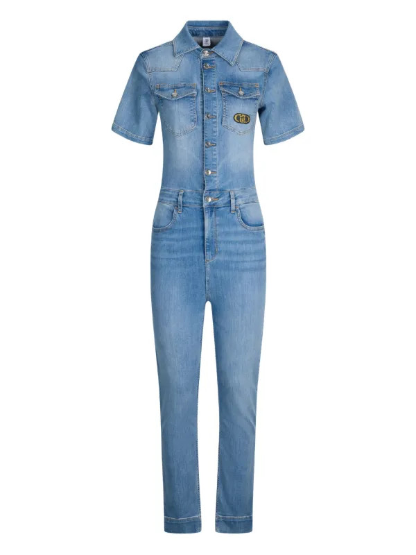 LIU JO Denim Jumpsuit | Blue | FARFETCH | Farfetch Global