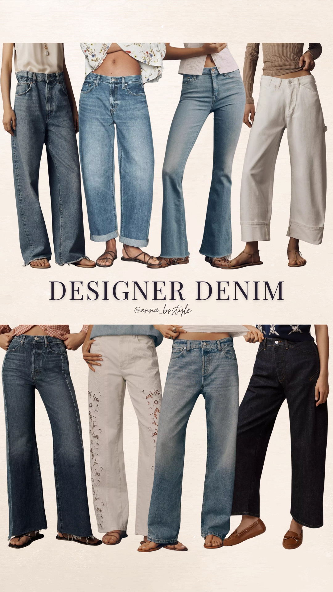 Designer denim, luxury jeans, annabrstyle 
Use code ANNAB20 for 20% off $100+ at Anthropologie 

#LTKSaleAlert #LTKootd #LTKgrwm