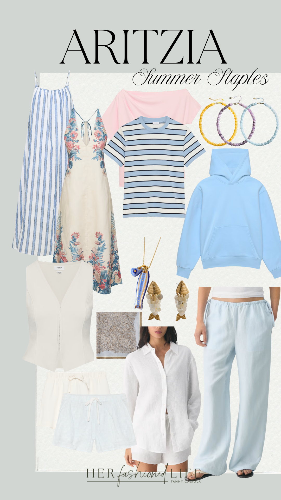 My favorite Aritzia summer picks are linked! Striped tees, flowy dresses, and the softest linen pants for those breezy summer days 

 #LTKgrwm #LTKootd #LTKOver40