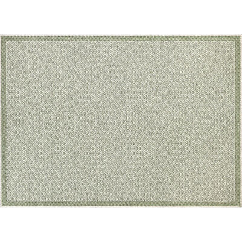 Sarala Outdoor Rug, Sand/Sea Mist | One Kings Lane