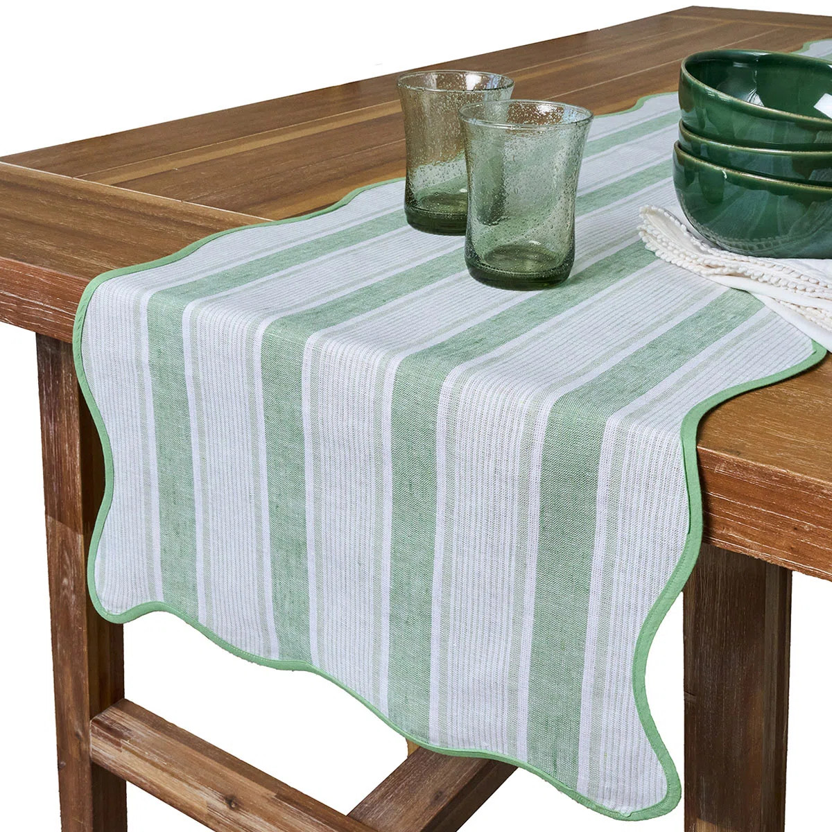 Cabana Stripe 18" x 90" Table Runner | Wayfair North America