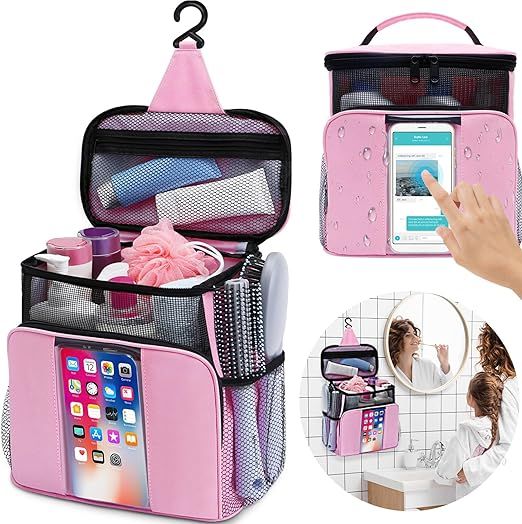 Shower Caddy Portable,Dorm Room Essentials for College Students Girls,Large College Tra... | Amazon (US)