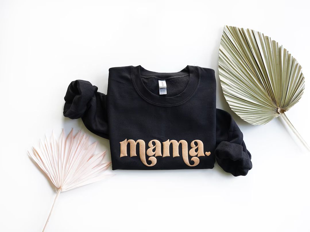 Mama Sweatshirt, Mama Est Sweatshirt, Mothers Day Gift, Cool Mom, First Mothers Day Gift, Persona... | Etsy (US)