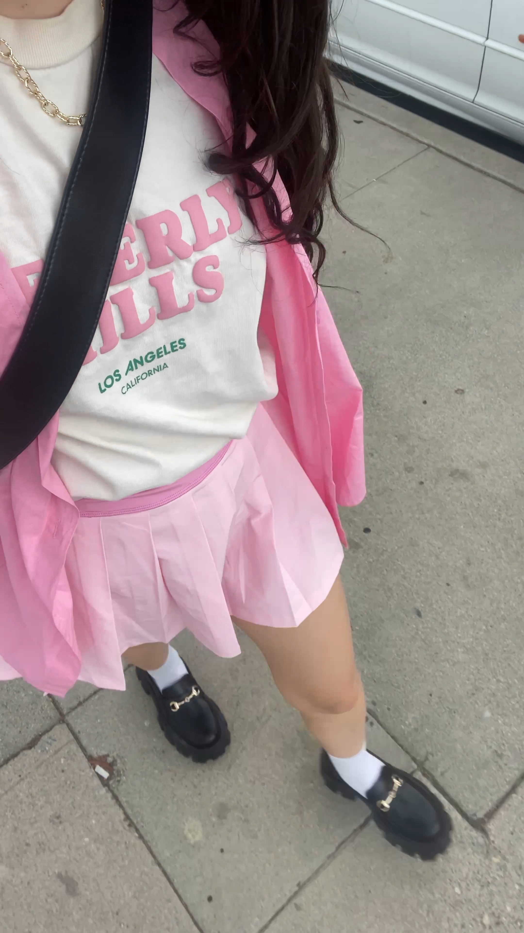 Perfect summer to fall transitional outfit - complete with chunky loafers a black crossbody bag and a school girl vibe 📚📖

#LTKstyletip #LTKSeasonal #LTKunder50