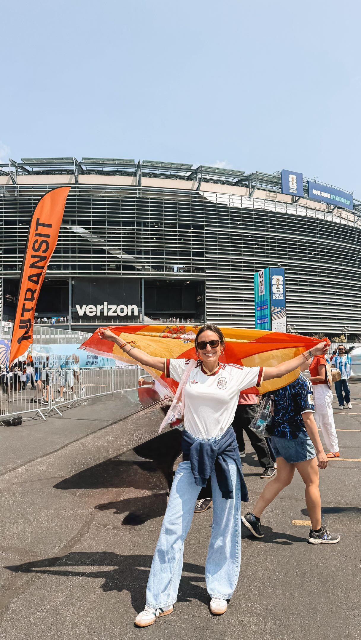 Repping Spain from kickoff to the final whistle. ❤️💛⚽  #VamosEspaña #Spain #FootballFan #WorldCupStyle #GameDayLook #AdidasStyle #LTKFashion #TravelOutfit #SoccerSeason #OOTD  

 #LTKdayinmylife #LTKgrwm #LTKootd