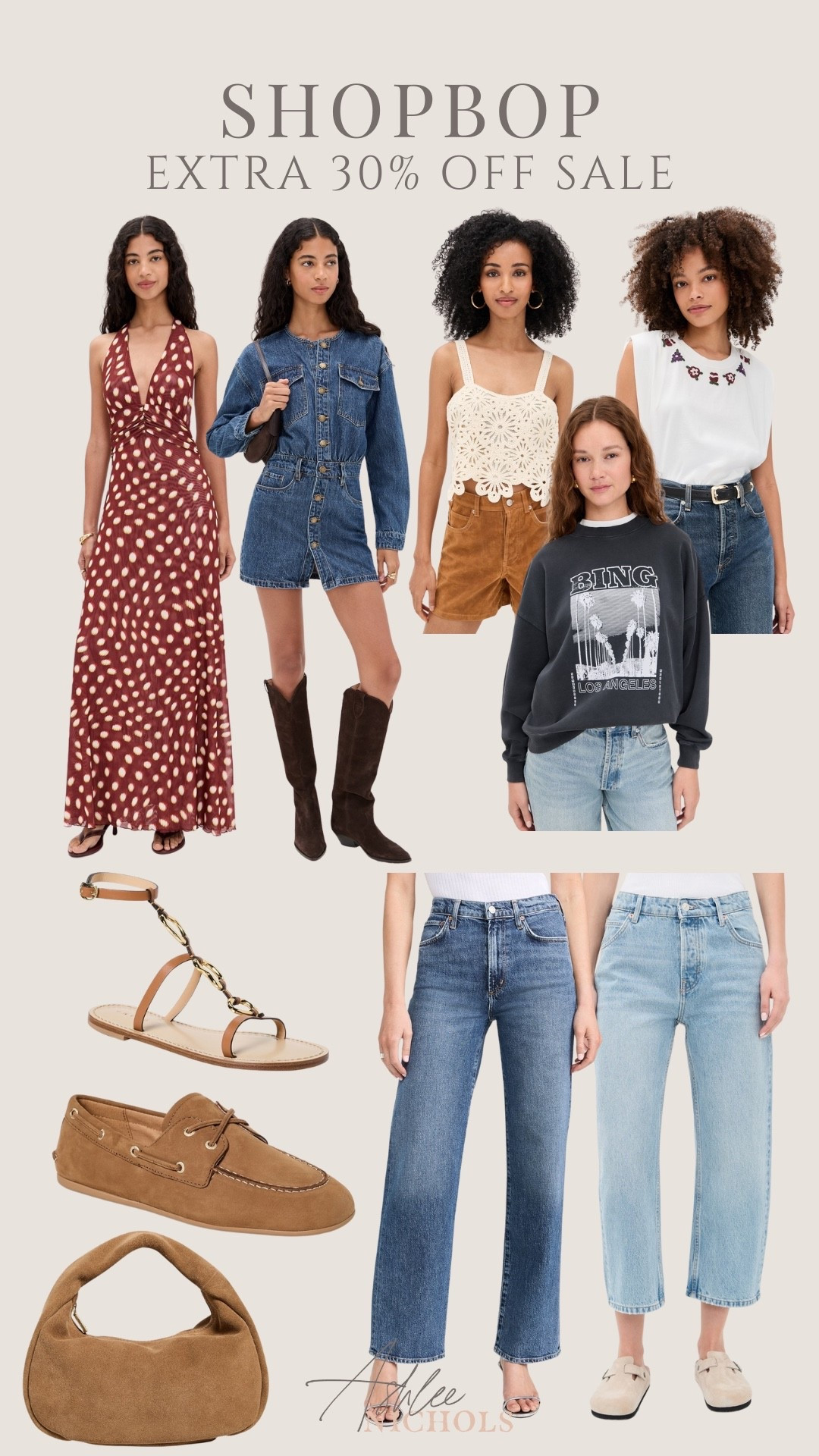 Extra 30% off Shopbop sale!

Designer sale, denim dress, anine bing sweatshirt, Agolde jeans

#LTKSaleAlert #LTKootd
