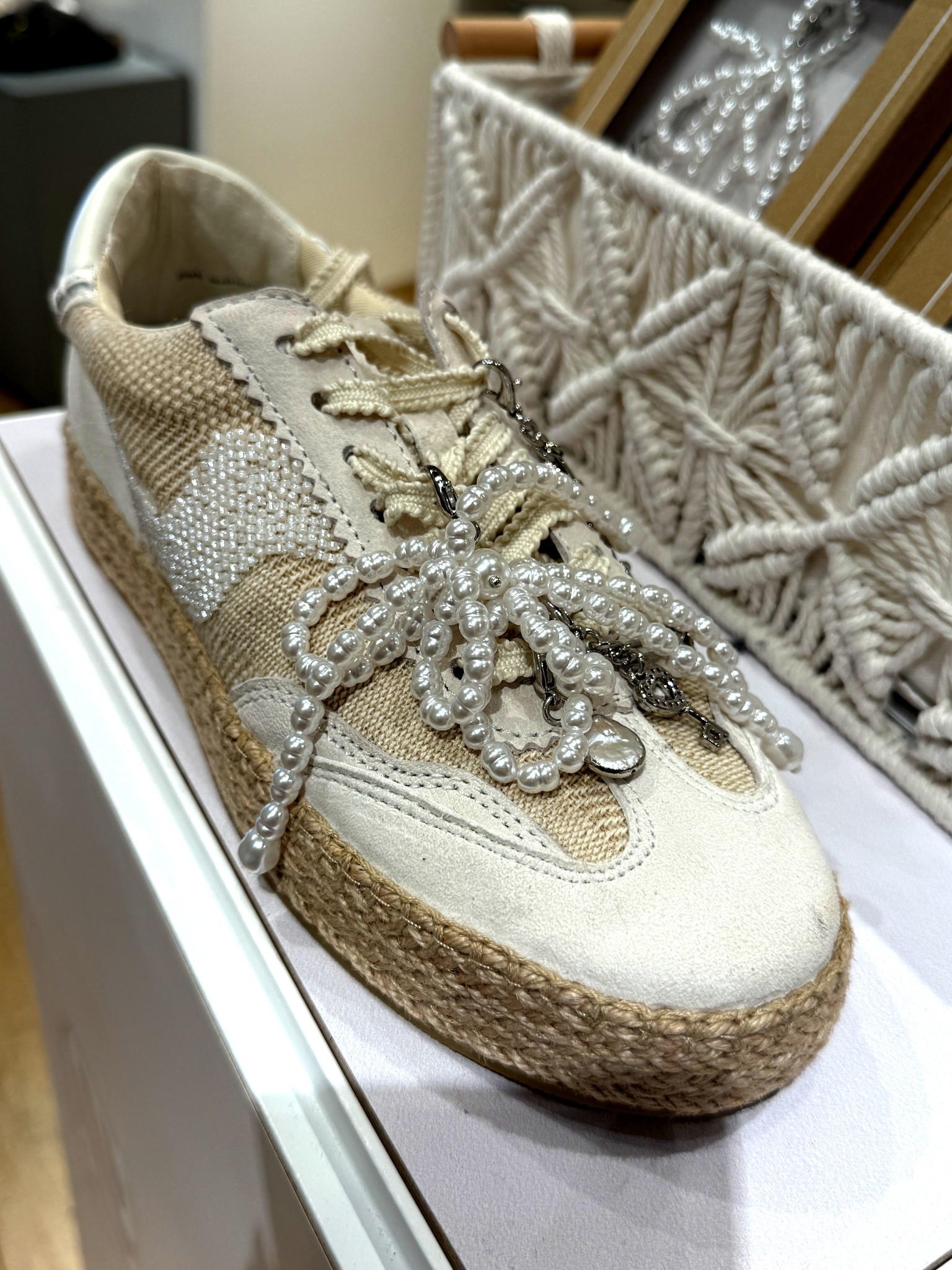 Are you a “warm” season (I’m talking to you Springs and Autumns out there) and looking for a little fun and whimsical addition to your shoe collection? Then this is right up your alley.  

This is a great leather espadrille sneaker that you can personalize  to show your personality with the "accessory kit” to make them your own!

#LTKStyleTip #LTKShoeCrush #LTKSeasonal