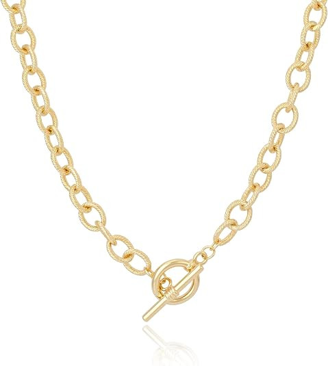 Modern 14K Gold Necklace-NEC-001 | Amazon (US)