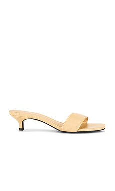 BLACK SUEDE STUDIO Avery 35 Mule in Custard from Revolve.com | Revolve Clothing (Global)