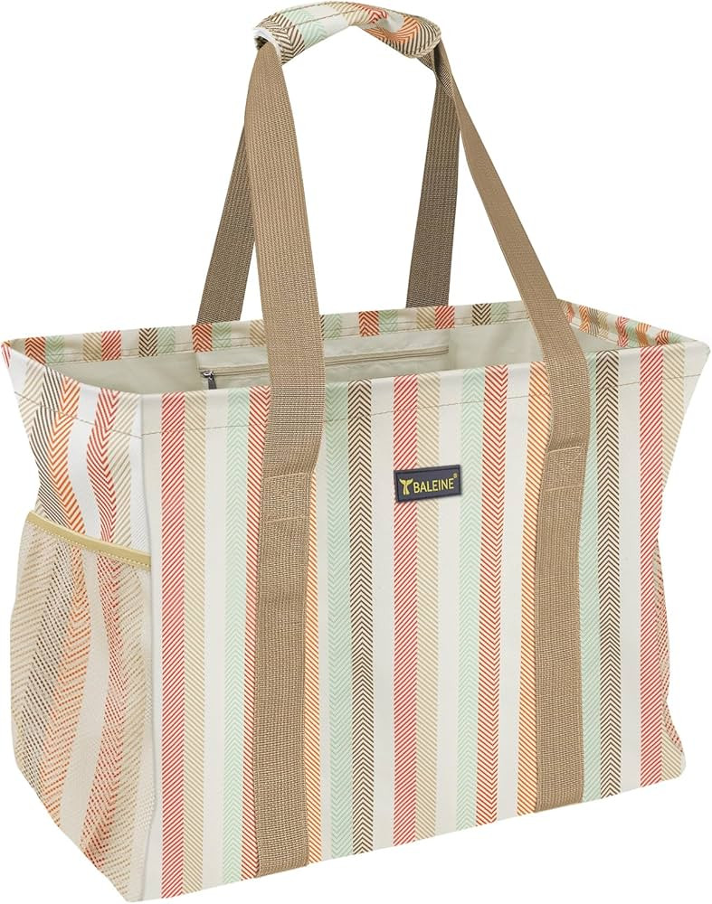 BALEINE Color Strip Utility Tote Bag | Amazon (US)