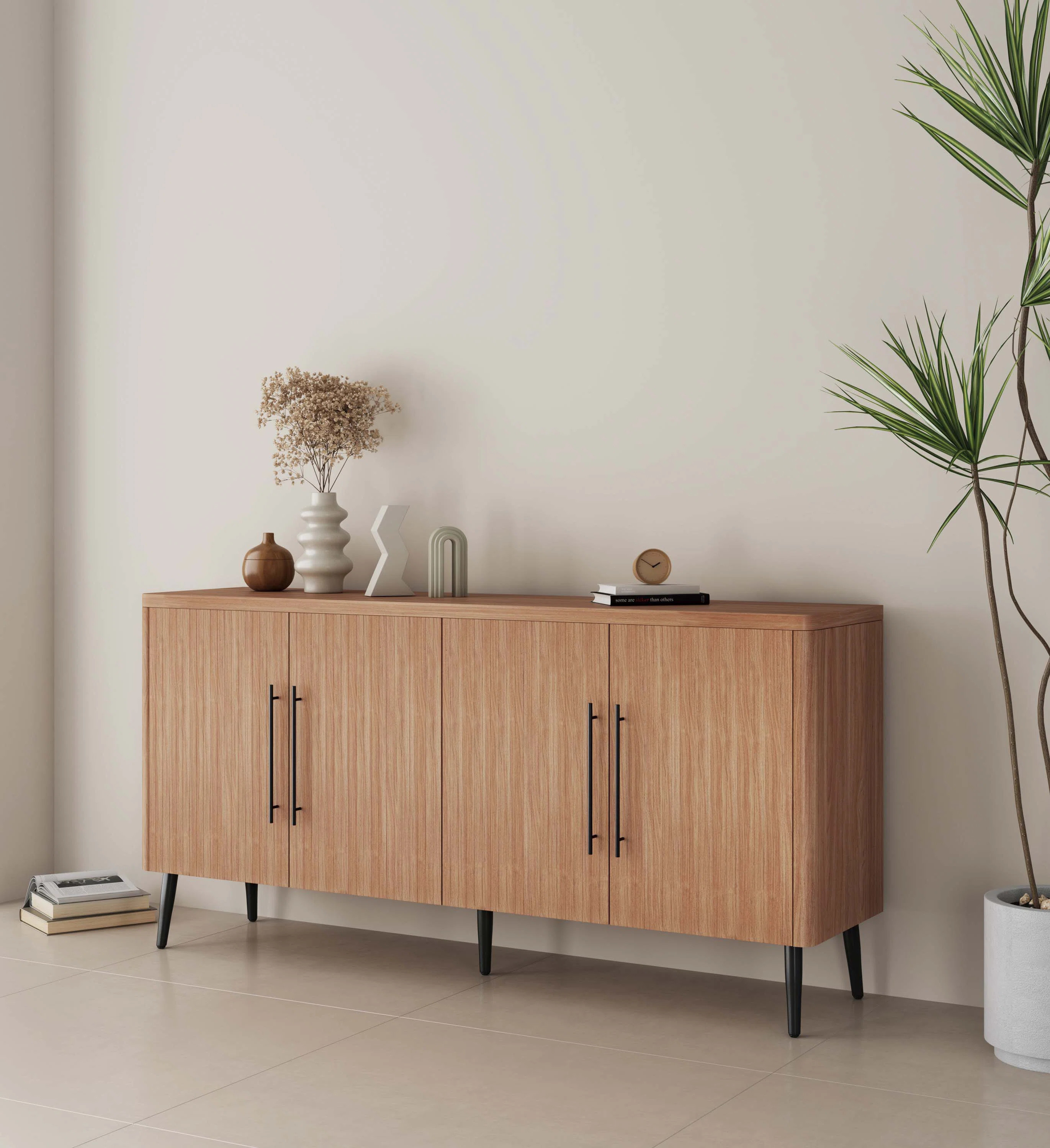 George Oliver Jodie 64.6" Mid-Century Modern Sideboard & Reviews | Wayfair | Wayfair North America