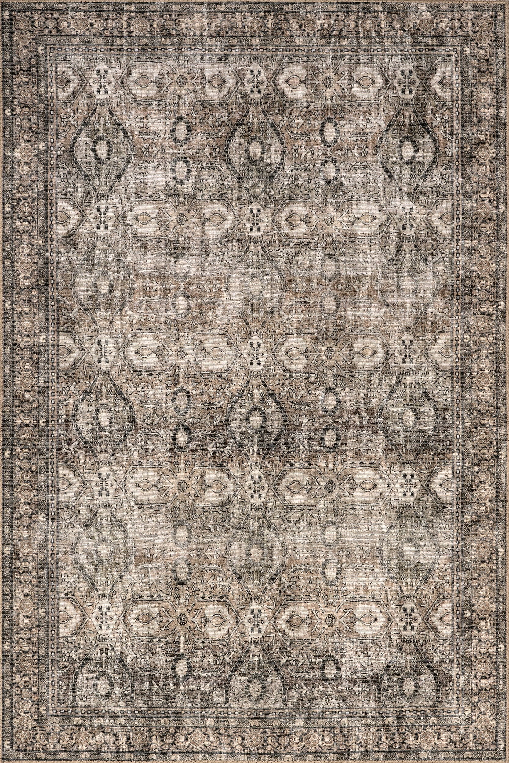 Chester Antiqued Jute-Blend Rug | Brown | Rugs USA