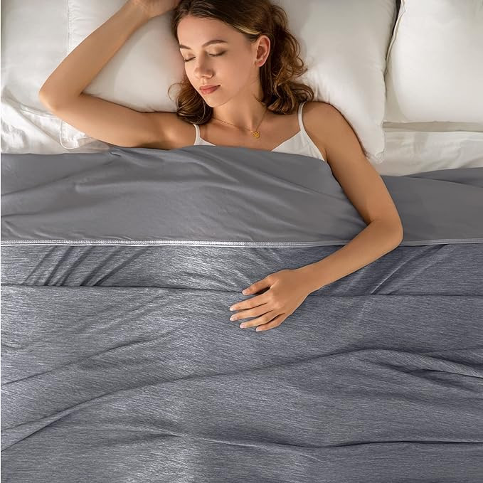 Topcee Cooling Blanket for Night Sweats Absorbs Heat to Keep Adults, Children Cool on Warm Nights... | Amazon (US)