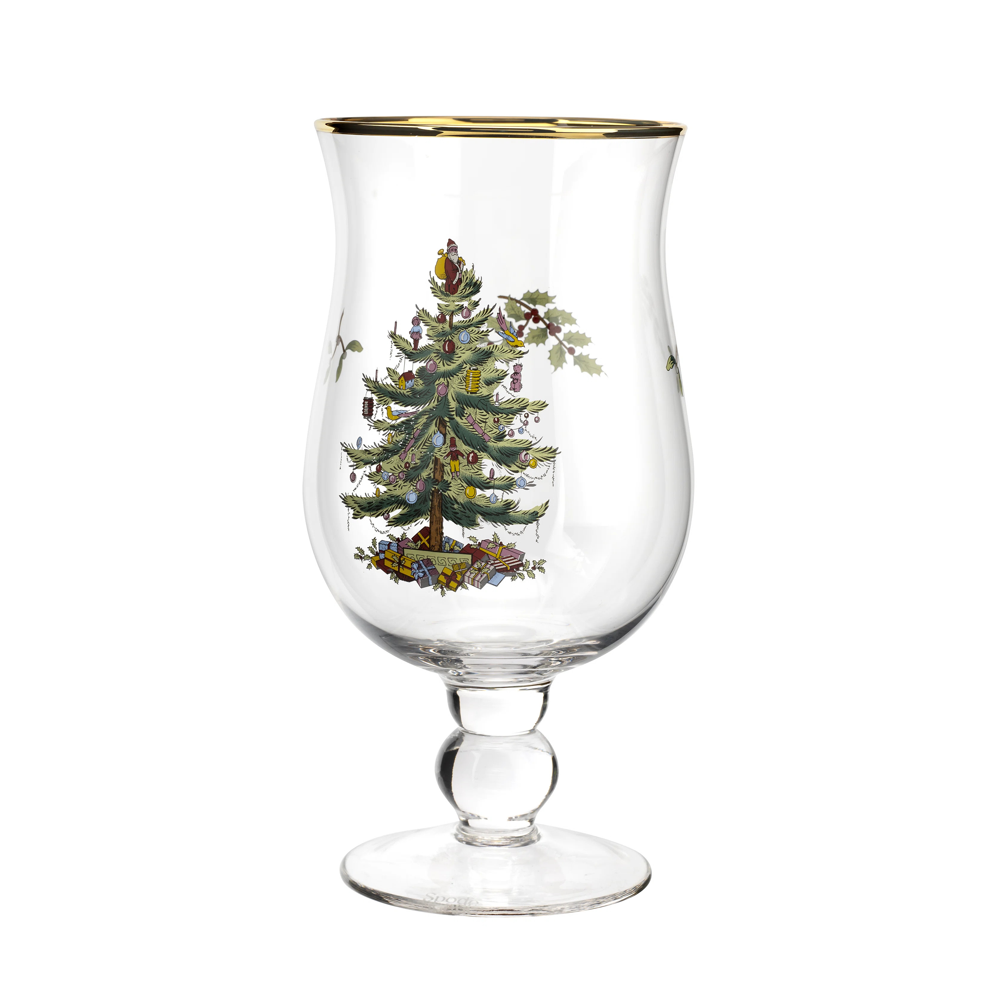 Spode Christmas Tree Tulip Glasses & Reviews | Birch Lane | Birch Lane