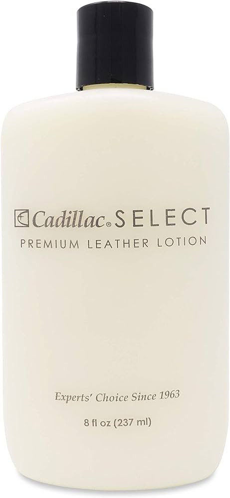 Cadillac Select Leather Lotion Cleaner and Conditioner- For Handbags, Sofas, Jackets, Furniture, ... | Amazon (US)