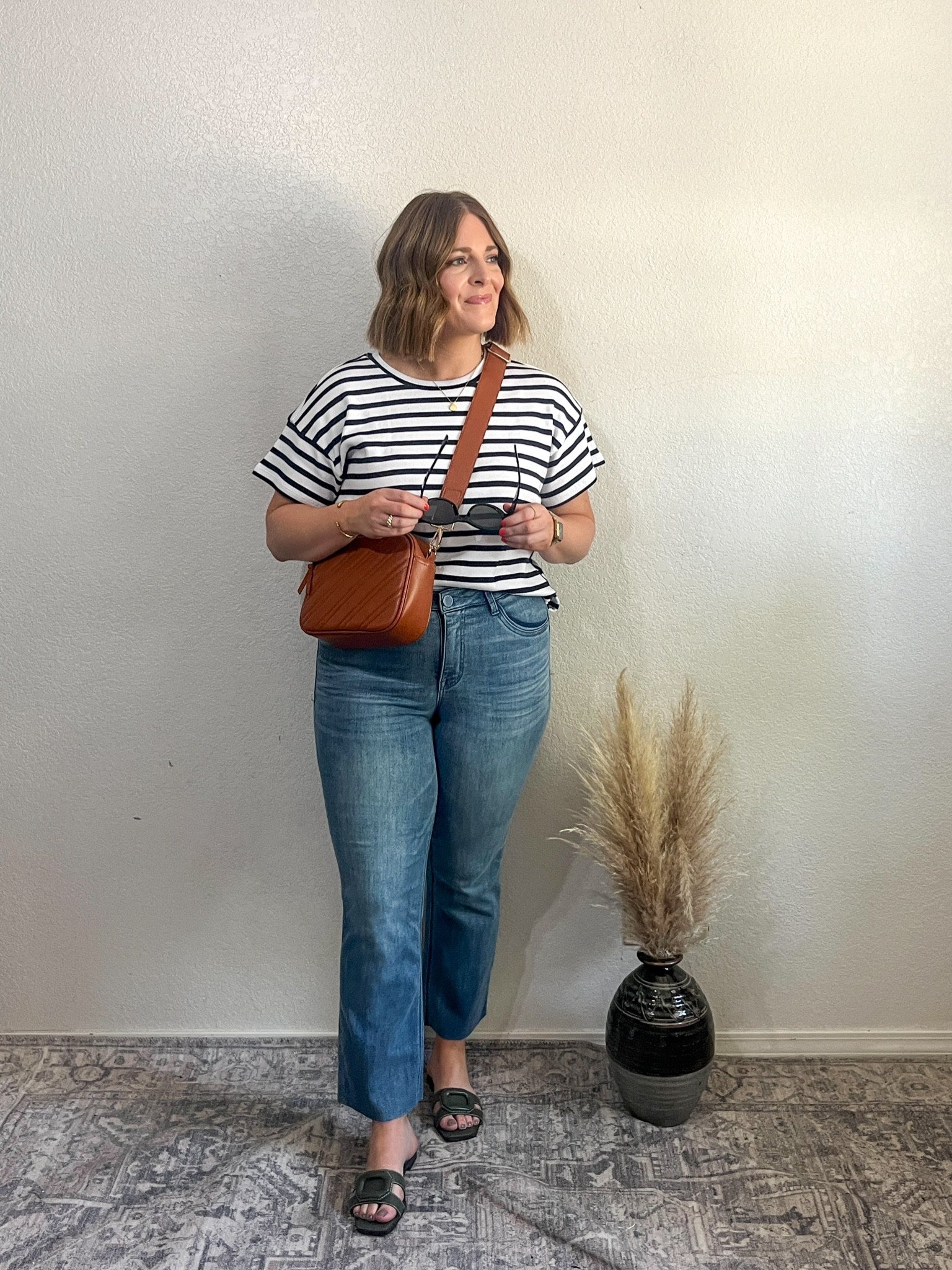 Spring casual weekend look// striped tee + jeans

the striped tee is a nice thick material ( not hot or itchy) 

T-shirt true to size 
Trench coat runs big (size down one)

#LTKFindsUnder50 #LTKMidsize #LTKStyleTip