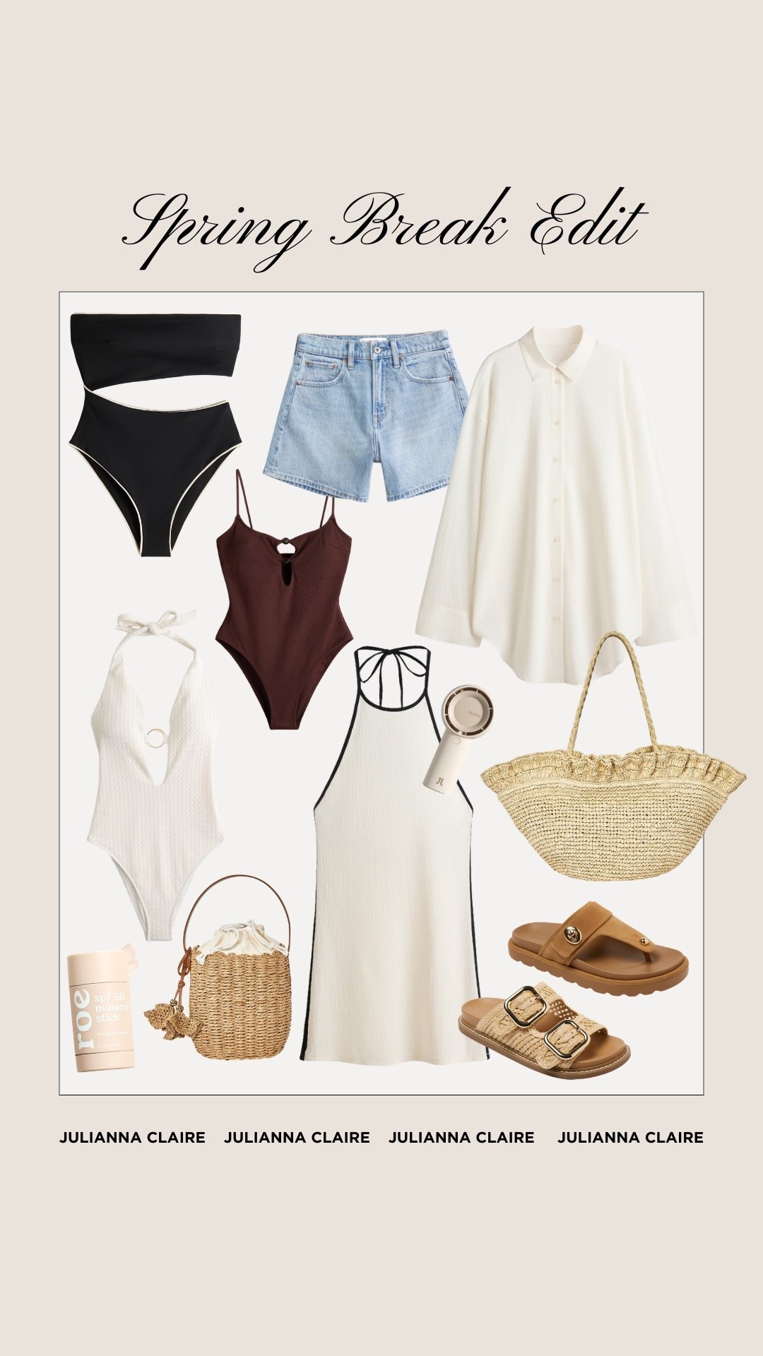 Spring break essentials for 2026! 

#LTKTravel #LTKootd