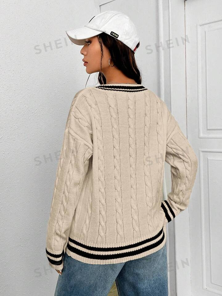 SHEIN EZwear Regelmäßiger Pullover (standardpullover) | SHEIN