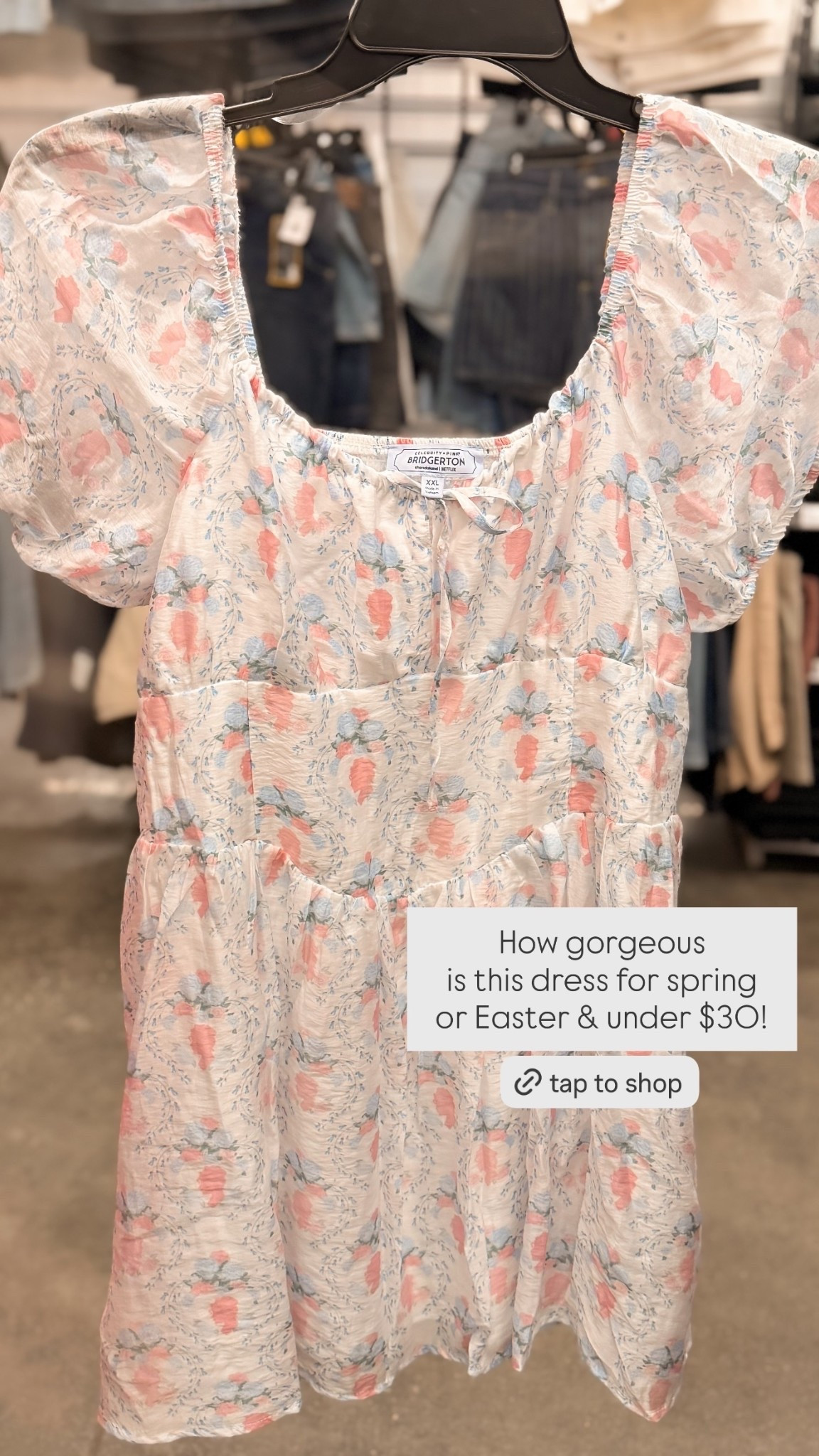 How gorgeous 
is this dress for spring 
or Easter & under $30!