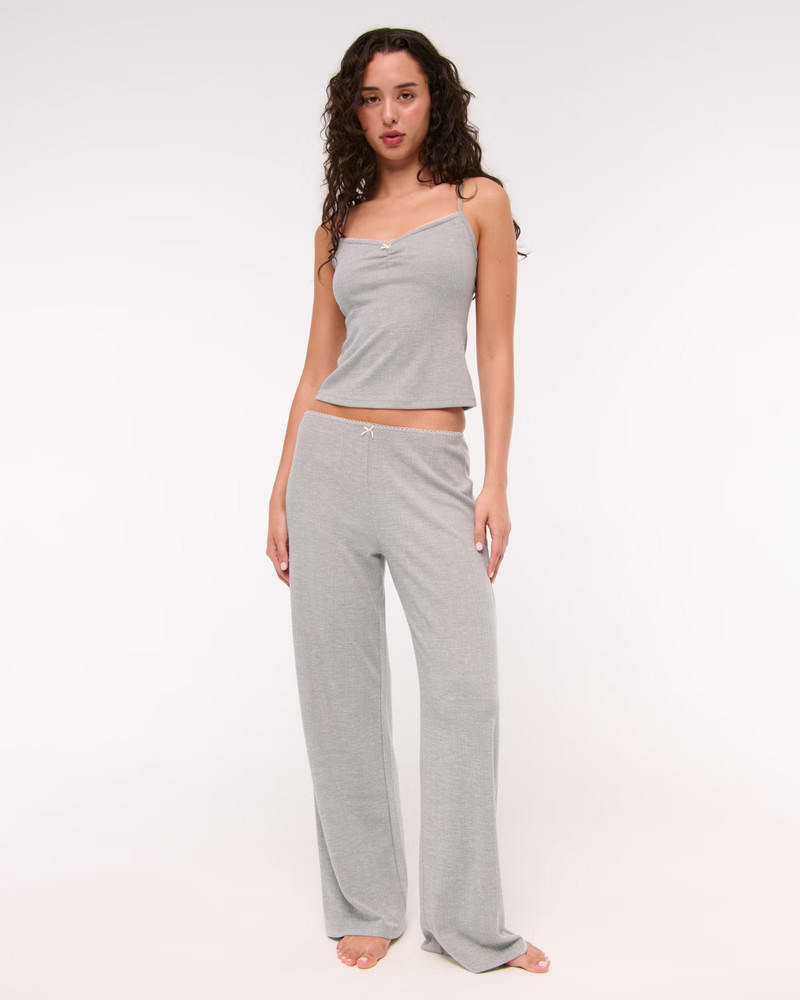 Pointelle Sleep Pant | Abercrombie & Fitch (US)