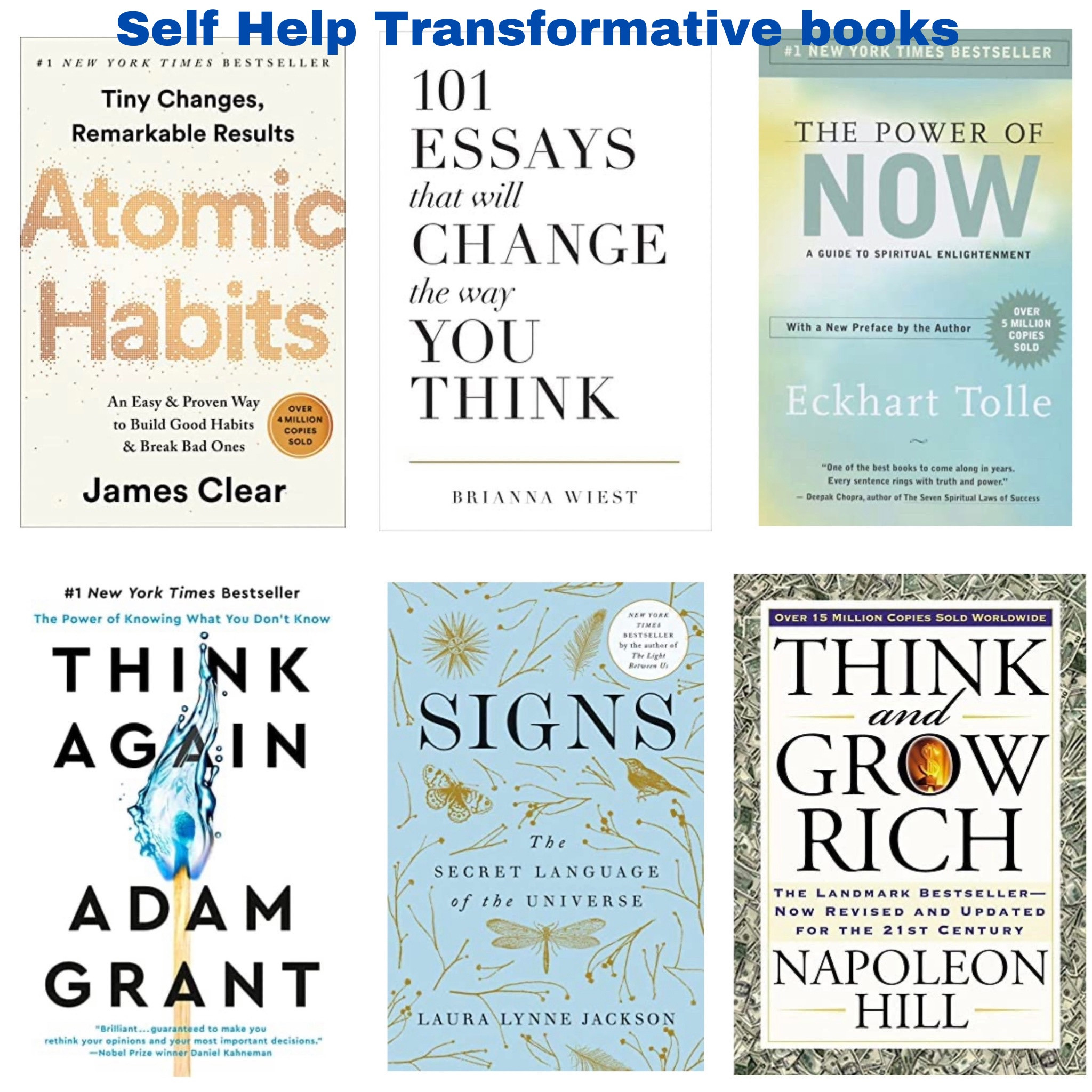 Self Help best selling amazon choice highly rated books 
gift guide for her 
gift guide for him 
gifts for book lovers 
Amazon finds 
transformative books 
growth / enrichment / enlightenment / spiritual / transformative / self improvement / self development / self reflection / self investment books 
gift ideas for readers 
readers choice gift ideas 
Christmas gifts 


#LTKHoliday #LTKunder100 #LTKGiftGuide