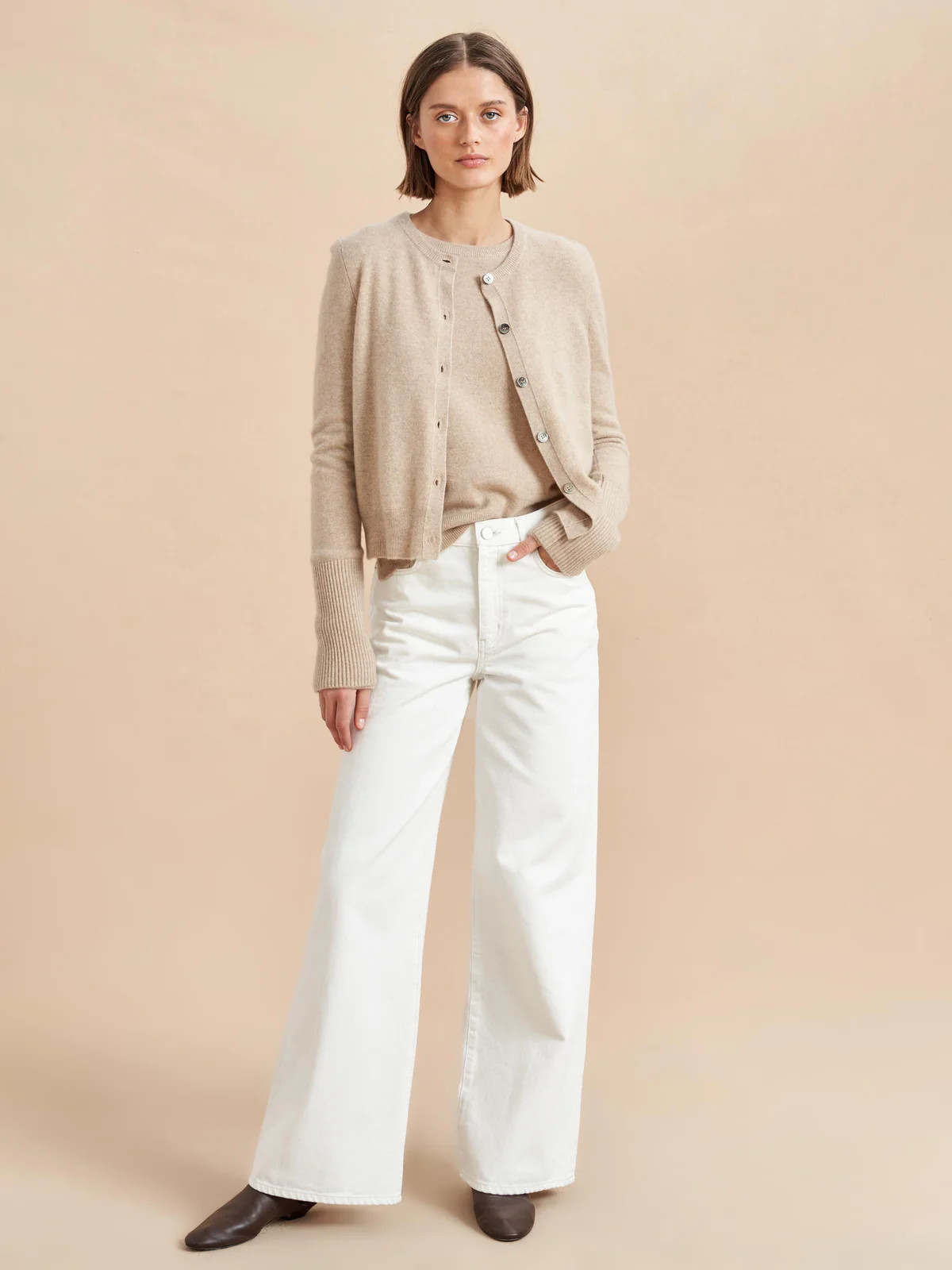 Solid Lean Lines Cardigan | La Ligne NYC | La Ligne