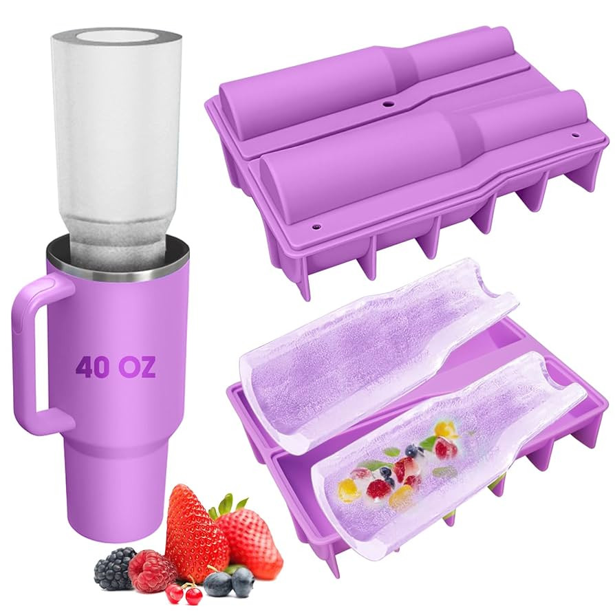 2014 Ice Mold for Stanley Cup 40 Oz,Upgraded Ice Cube Tray for Tumbler with Lid,Easy to Release C... | Amazon (US)