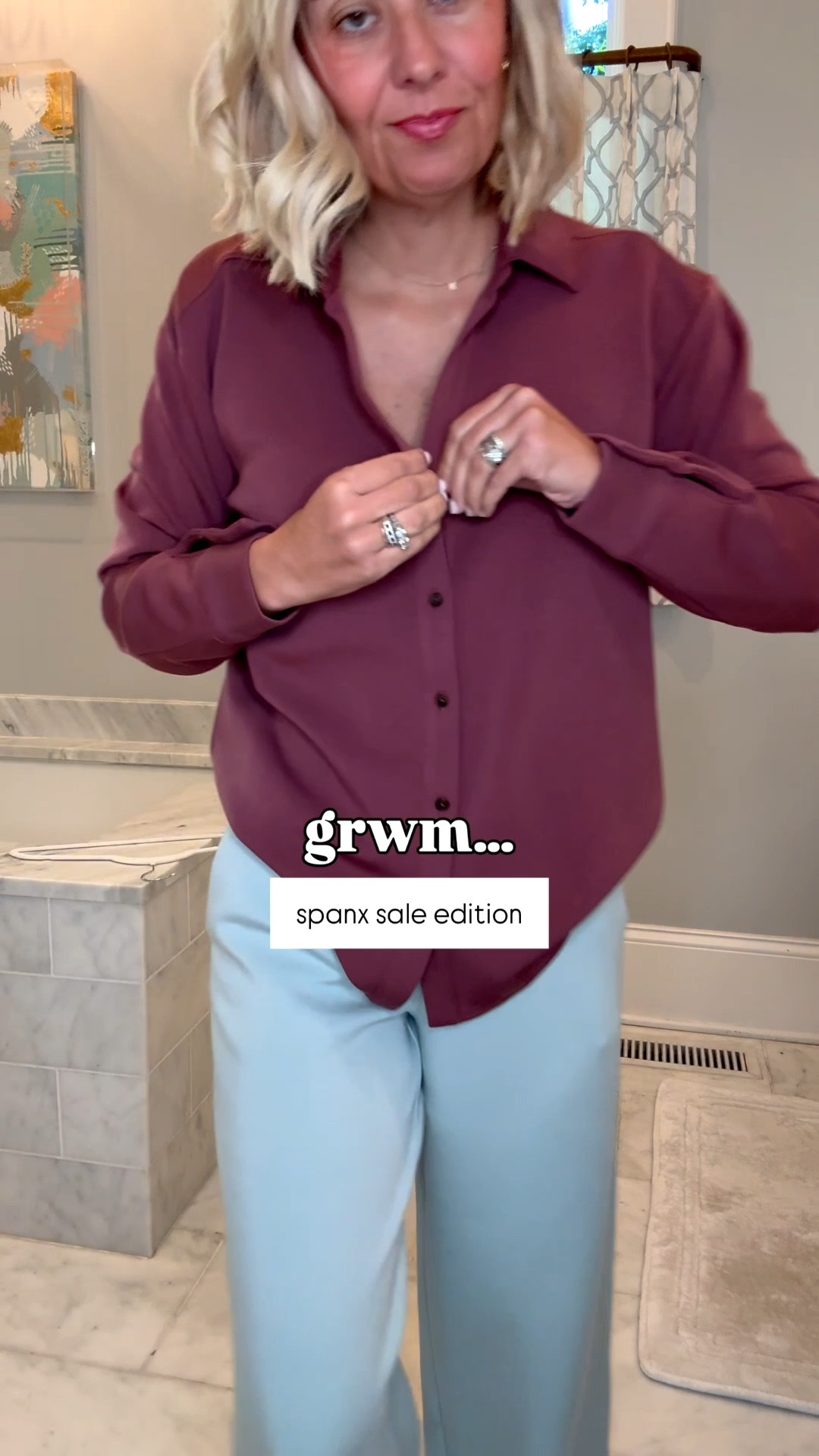 @Spanx Air Essentials are back with new colors and styles!
The fabulousness is such a yes and 25% off with code AE25.

*25% off full-price Air Essentials styles (8/26-8/30): Code AE25
*Non-Air Essentials styles: CATHERINEXSPANX for 15% off 1st order + free shipping

Sizing:
Crewneck Tee - xs
Straight Leg Pant - small petite
Tie-Waist Midi Dress - xs
Oversized Button Down - xs
Pintuck Wide Leg Pant - small petite
Cardigan - xs
Slim Straight Pant - small petite

#spanxpartner
#LTKdayinmylife #LTKOver40 #LTKPetite