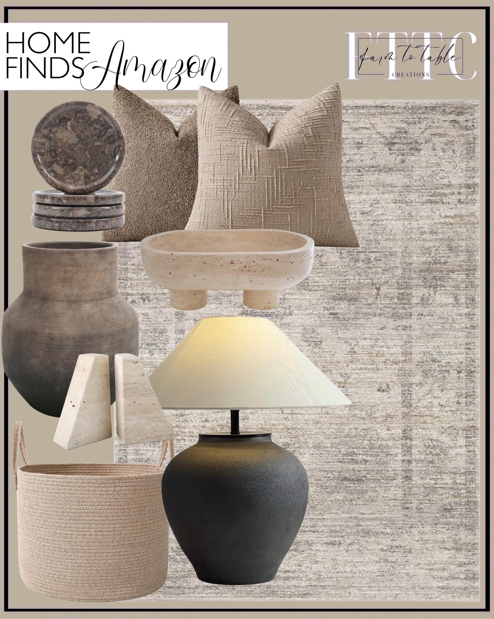Neutral Amazon Home Finds 🤎

Effortless, elevated pieces that instantly warm up any space—textured pillows, a statement lamp, and timeless neutral accents that layer beautifully in every room.

Follow @farmtotablecreations on Instagram for more curated home finds 🤍

#amazonhome #homedecor #neutraldecor #throwpillows #tablelamp

#LTKSaleAlert #LTKHome