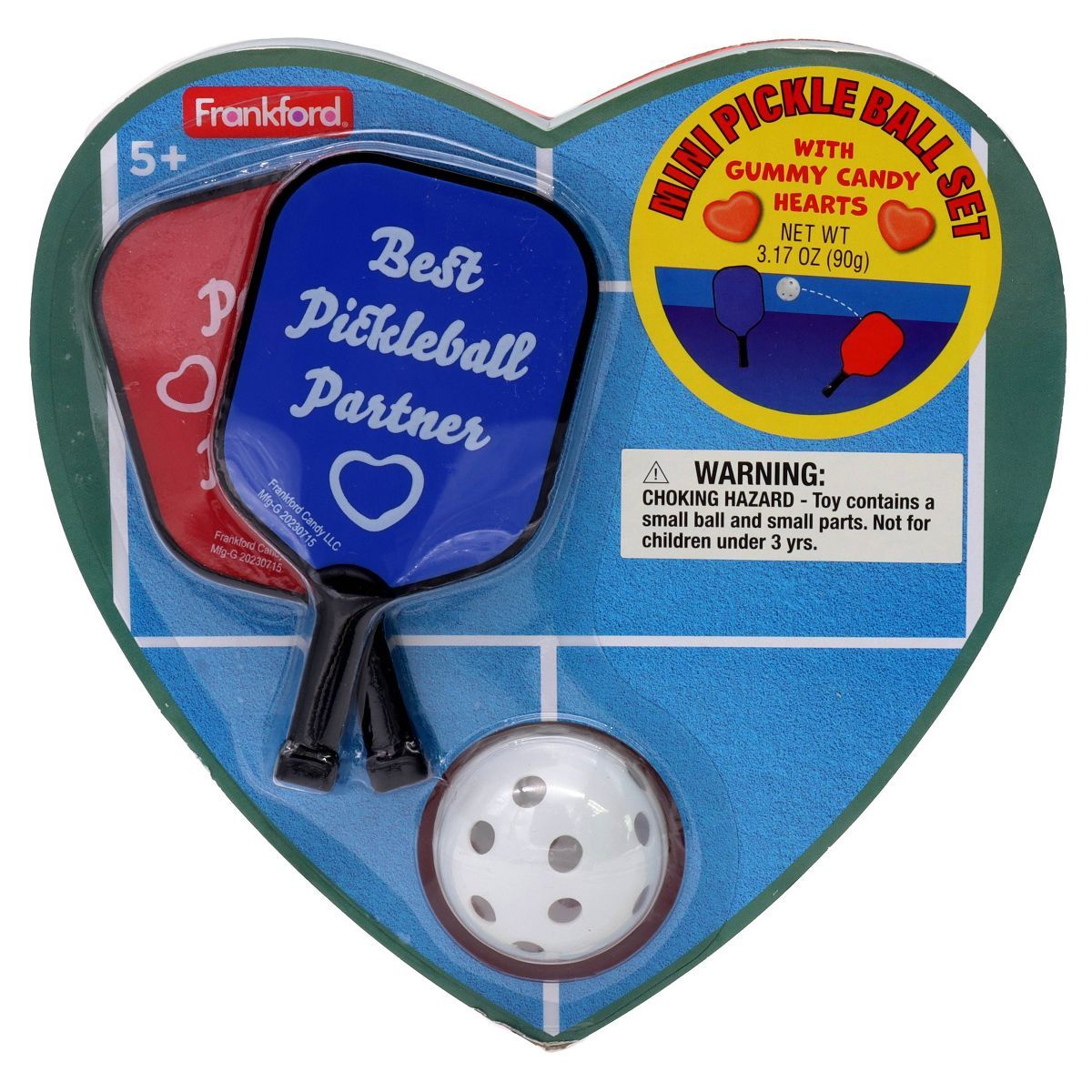 Pickle Ball Game Valentine's Heart Box - 3.17oz | Target