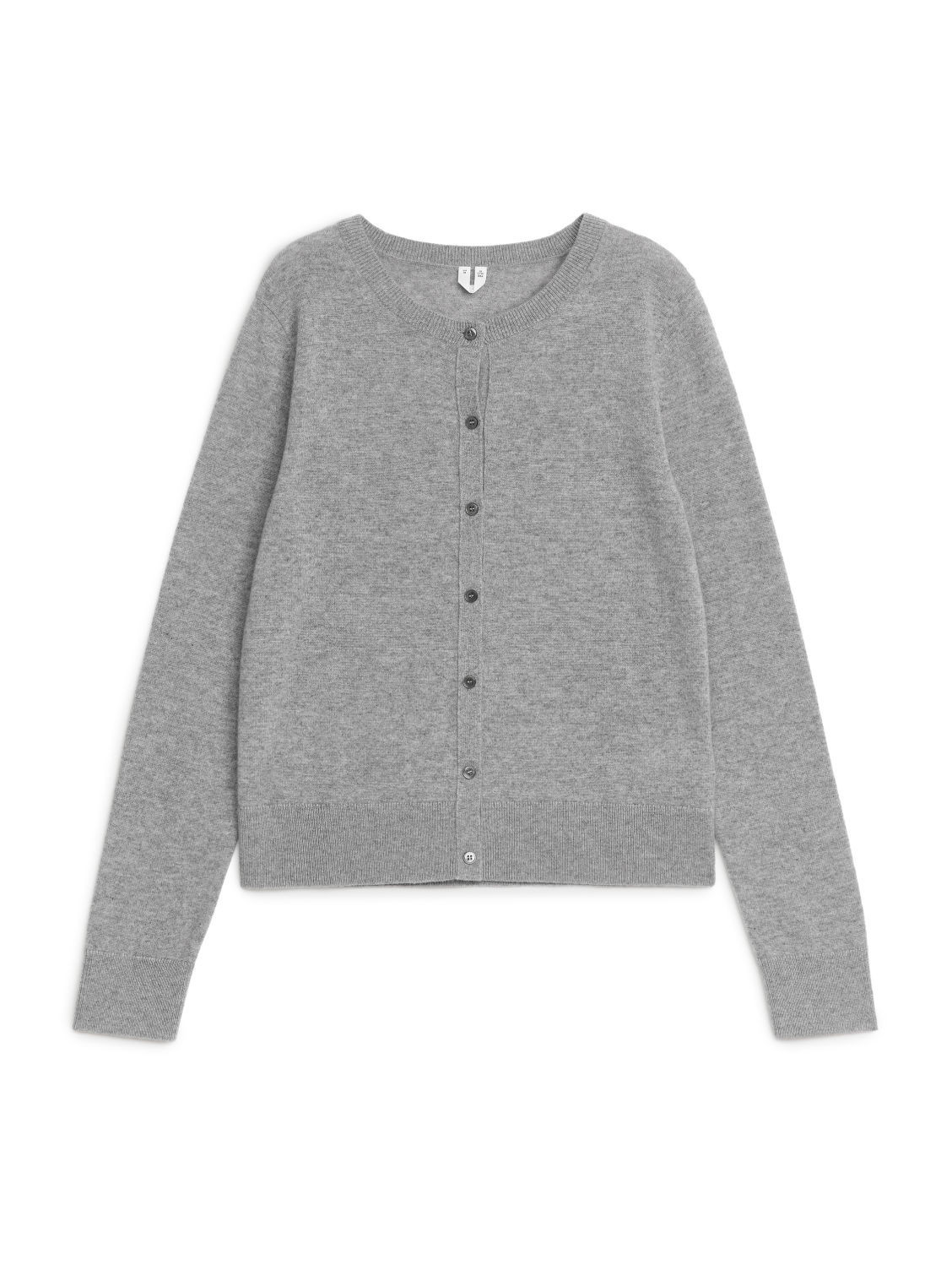 Cashmere Cardigan - Grey | ARKET (US&UK)